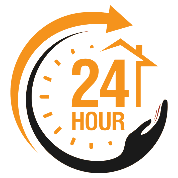 Transparent 24 Hour Emergency Service Png - Wall Clock, Png Download - vhv