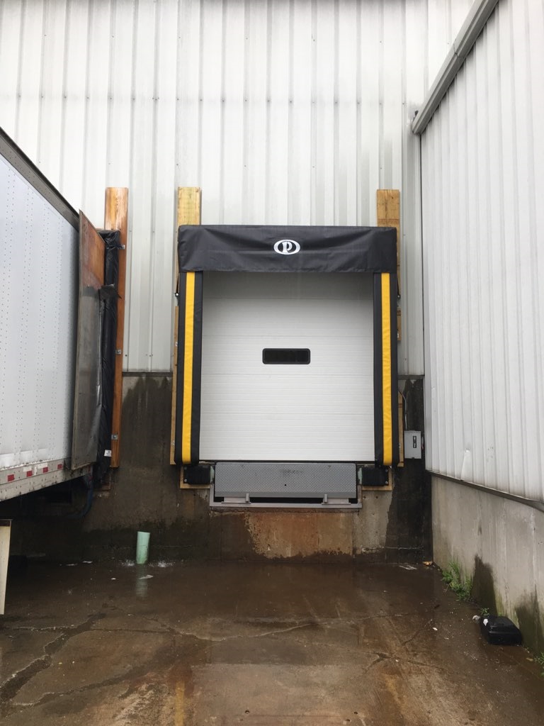 Loading Dock garage door installation